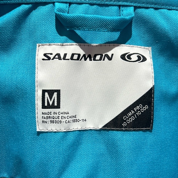 Salomon Ski Jacket Blue - Picture 2 of 4